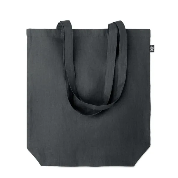 NAIMA TOTE Torba za kupovinu od konoplje 200 gr / m² Crna