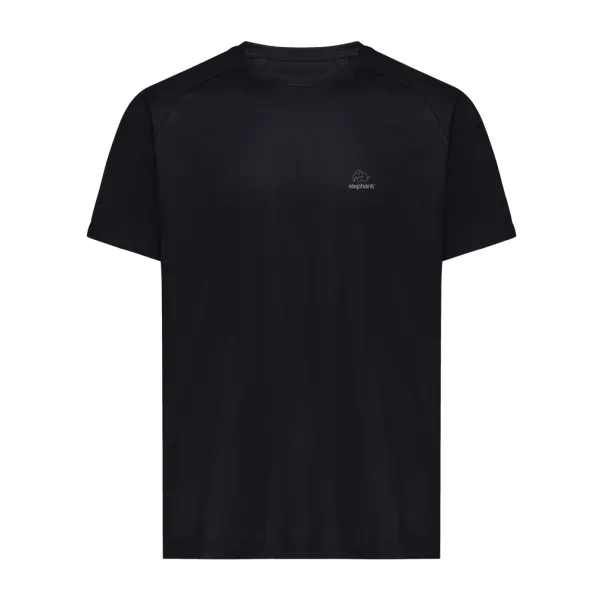  Iqoniq Tikal unisex quick dry sportska majica od recikliranog poliestera, 150 g/m2 - iqoniq Crna