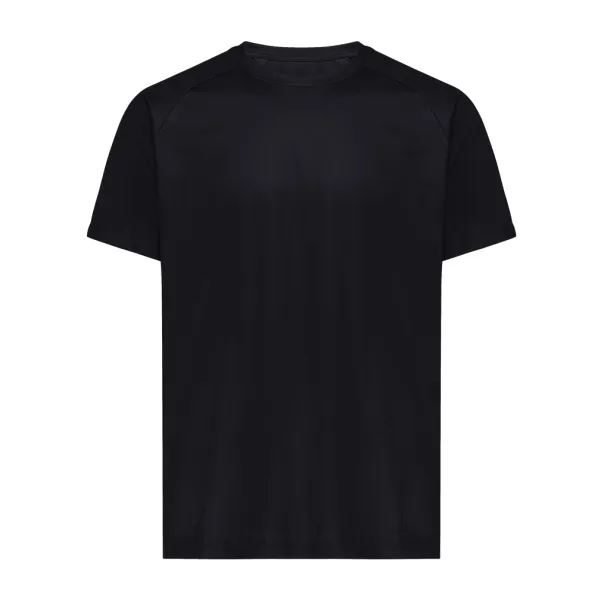  Iqoniq Tikal unisex quick dry sportska majica od recikliranog poliestera, 150 g/m2 - iqoniq Crna