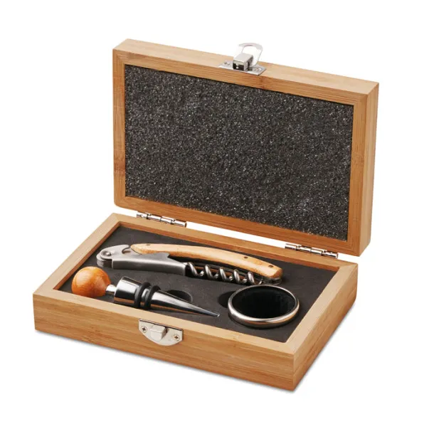 SONOMA Wine set in bamboo box Wood