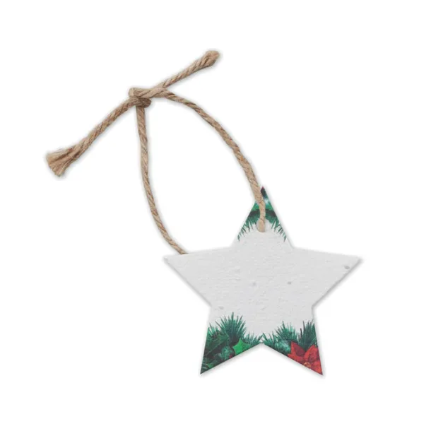 STARSEED Seed paper Xmas ornament White
