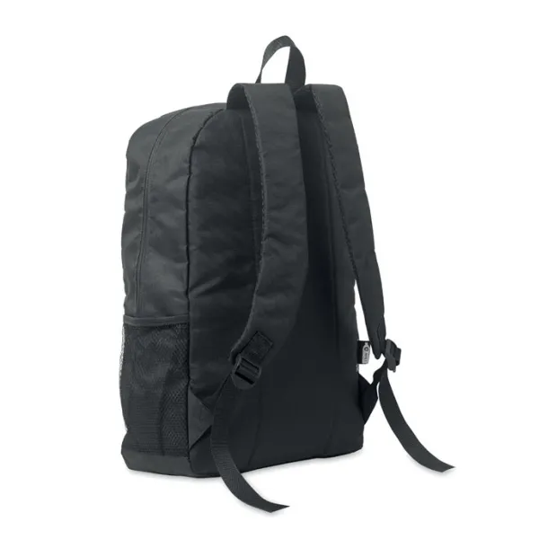 HIGE 600D RPET polyester backpack Black