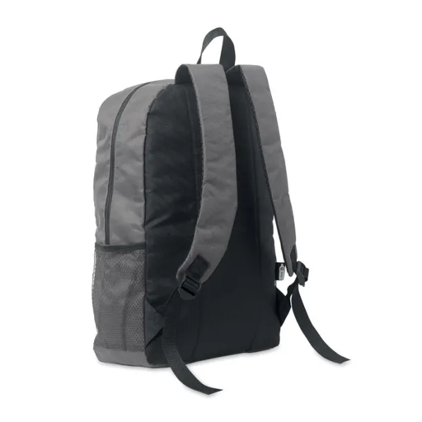 HIGE 600D RPET polyester backpack Stone Grey