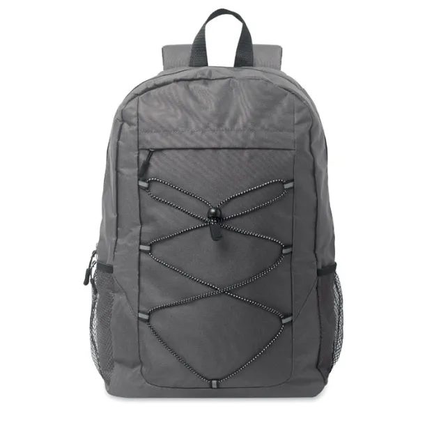 HIGE 600D RPET polyester backpack Stone Grey