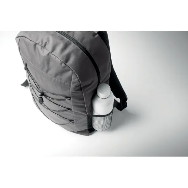 HIGE 600D RPET polyester backpack Stone Grey