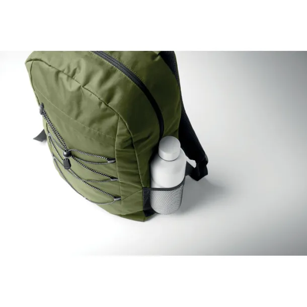 HIGE 600D RPET polyester backpack Army Green