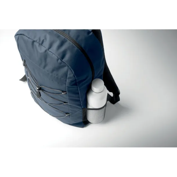 HIGE 600D RPET polyester backpack French navy