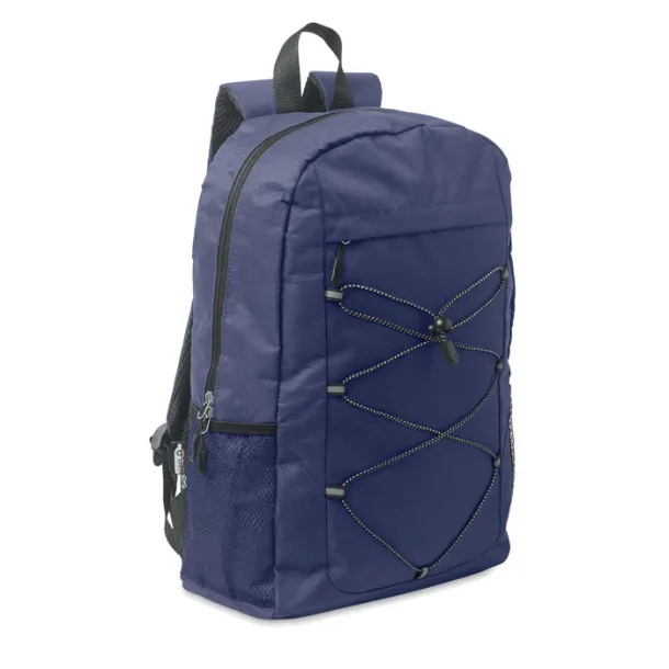 HIGE 600D RPET polyester backpack Blue