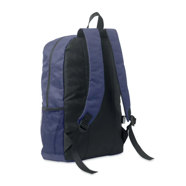 HIGE 600D RPET polyester backpack Blue
