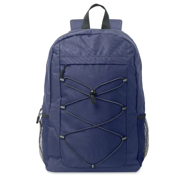 HIGE 600D RPET polyester backpack Blue