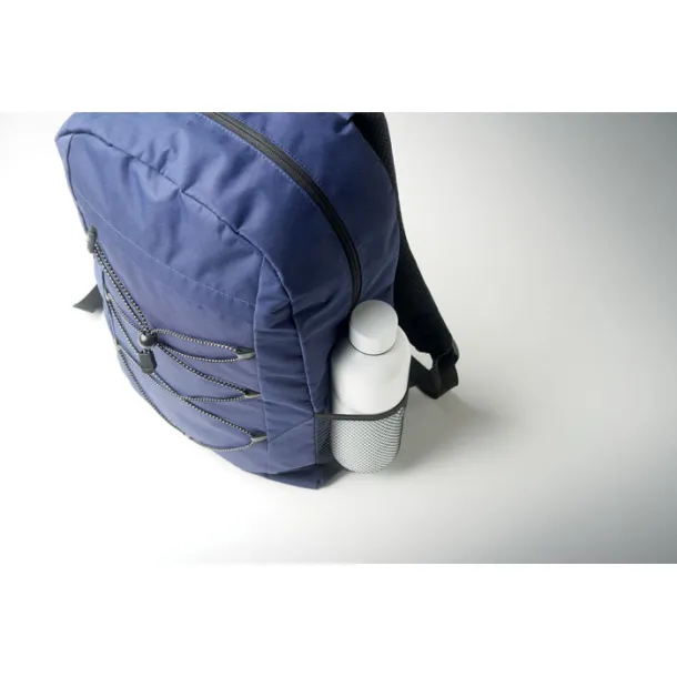HIGE 600D RPET polyester backpack Blue