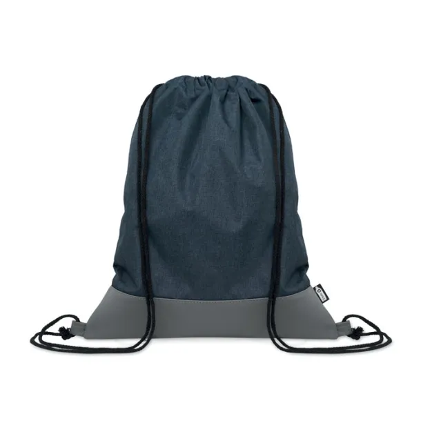 LIBAG RPET PU drawstring bag 2 tone French navy