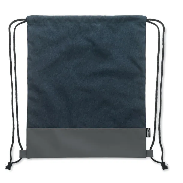 LIBAG RPET PU drawstring bag 2 tone French navy