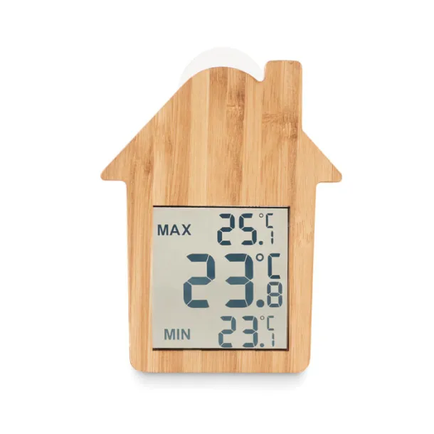 HISA Bamboo weather station Wood