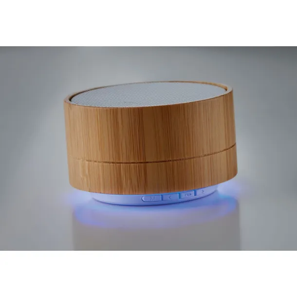 SOUND BAMBOO 3W Bamboo Bluetooth speaker White