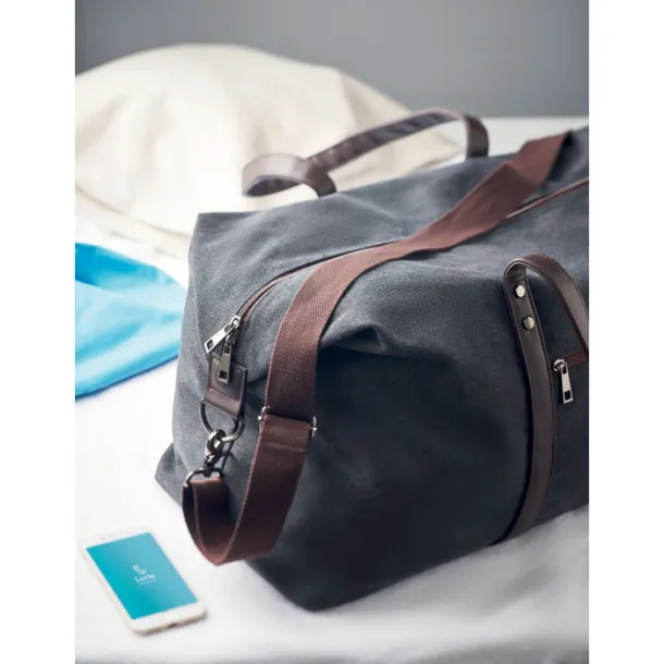 ZURICH Vikend torba od platna  450gr/m² Crna