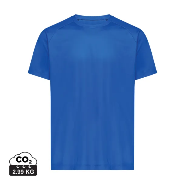  Iqoniq Tikal recycled polyester quick dry sport t-shirt - iqoniq blue 