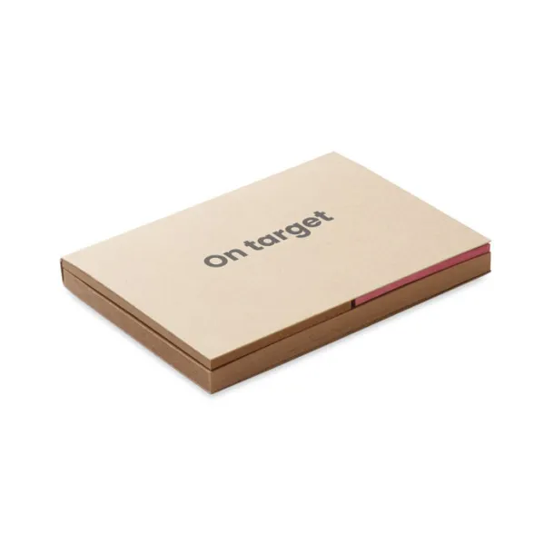 MAUI Recycled paper memo set Beige