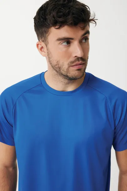  Iqoniq Tikal recycled polyester quick dry sport t-shirt - iqoniq blue 