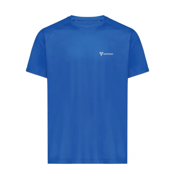  Iqoniq Tikal recycled polyester quick dry sport t-shirt - iqoniq blue 