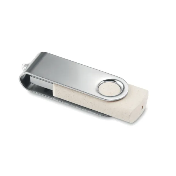 TECHMATE+ Wheat straw PP 50/50 USB 16GB Beige