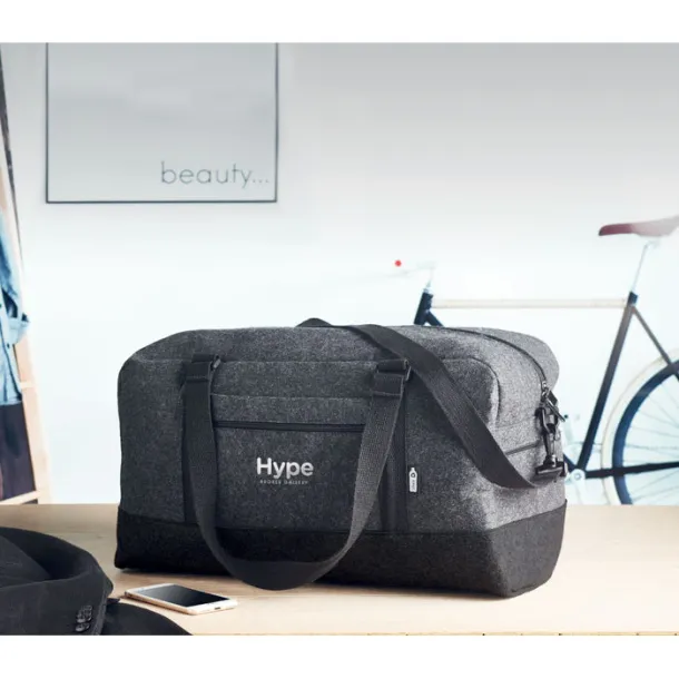 INDICO BAG RPET vikend torba od filca Stone Grey