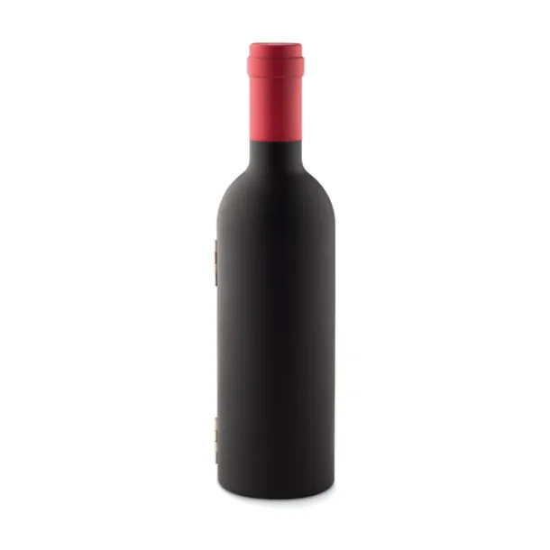SETTIE set za vino u obliku boce Crna