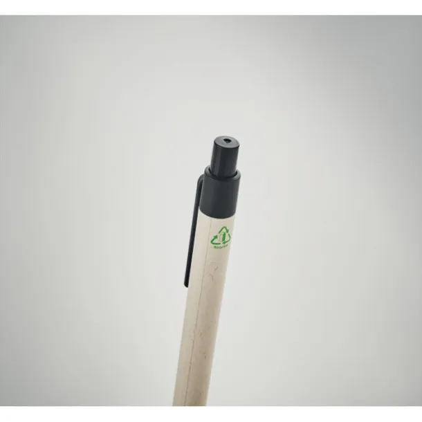 MITO PEN Milk carton paper ball pen Black