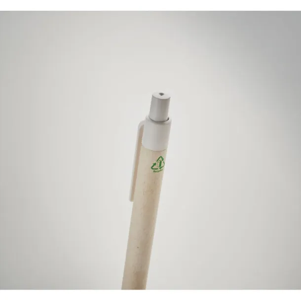 MITO PEN Milk carton paper ball pen White