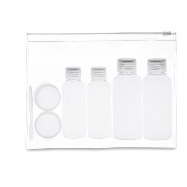 AIRPRO Travelling pouch with bottles Transparent