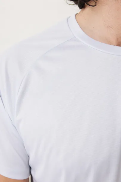  Iqoniq Tikal recycled polyester quick dry sport t-shirt - iqoniq light grey