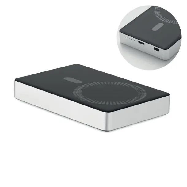 POWERMAG magnetna prijenosna baterija od 15W, 10.000 mAh Srebrna