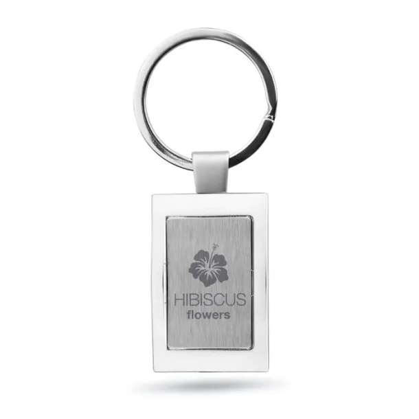 HARROBS Metal key ring Shiny Silver