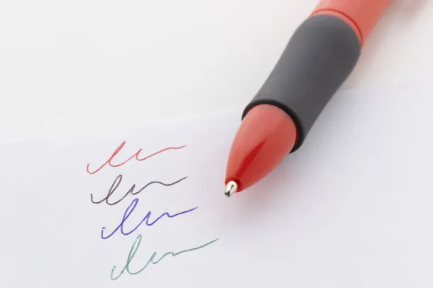 Quattro RABS 4-colour ballpoint pen Red