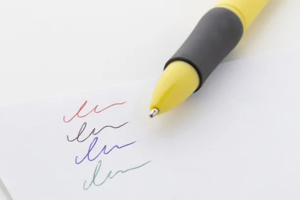 Quattro RABS 4-colour ballpoint pen Yellow
