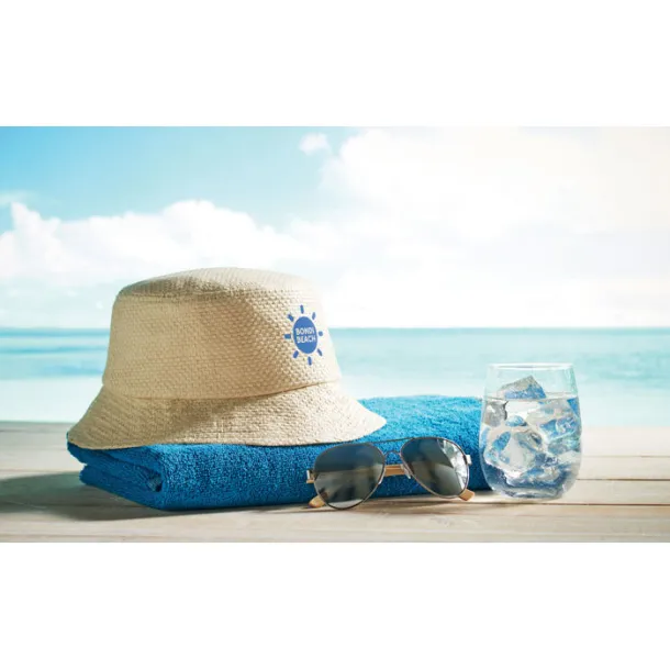BILGOLA+ Paper straw bucket hat Beige