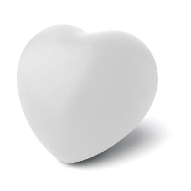 LOVY Anti-stress heart PU material White