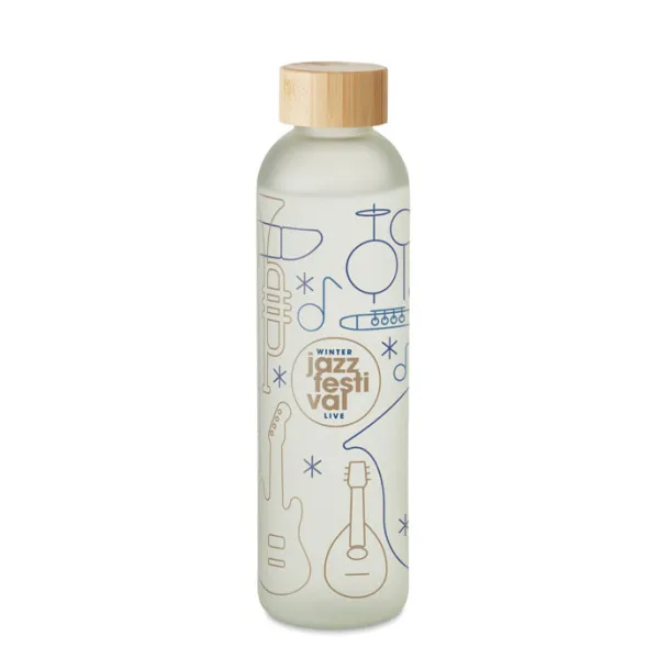 LOM Sublimacijska staklena boca, 650 ml Prozirno bijela