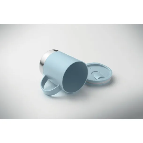 BEAKER Single wall mug 300ml Baby Blue