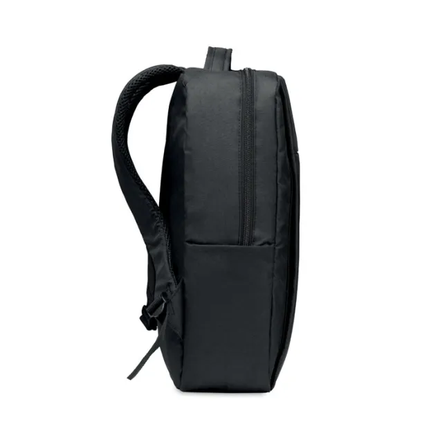 SEOUL Računalni ruksak u 300D RPET, 16" Crna
