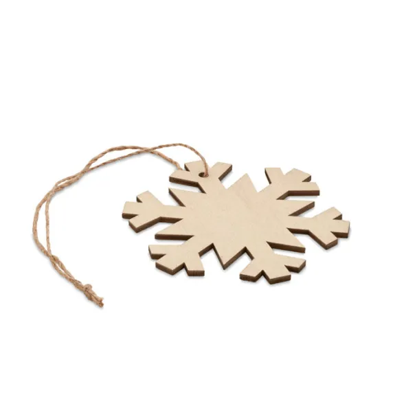NEUY Snowflake Tree hanger Wood