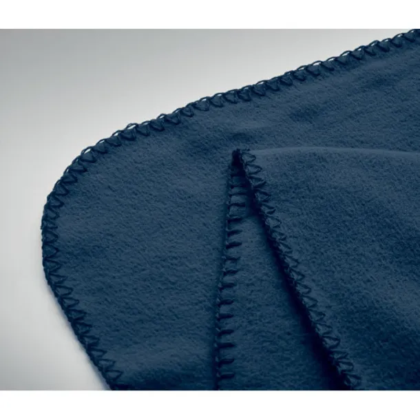 BOGDA RPET fleece blanket 130 gr/m² Blue