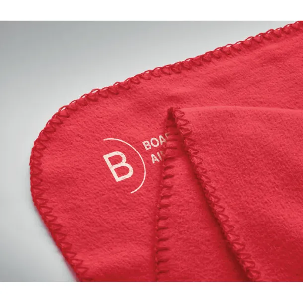 BOGDA Deka od RPET flisa, 130 gr/m² Crvena