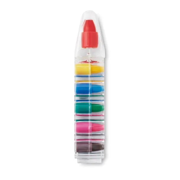 MAGIC Set of 6 wax crayons Transparent
