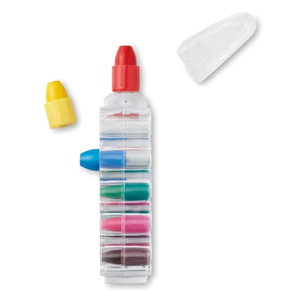 MAGIC Set of 6 wax crayons Transparent