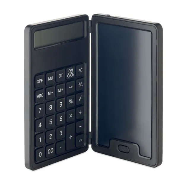 CLERK kalkulator s LCD tabletom Crna