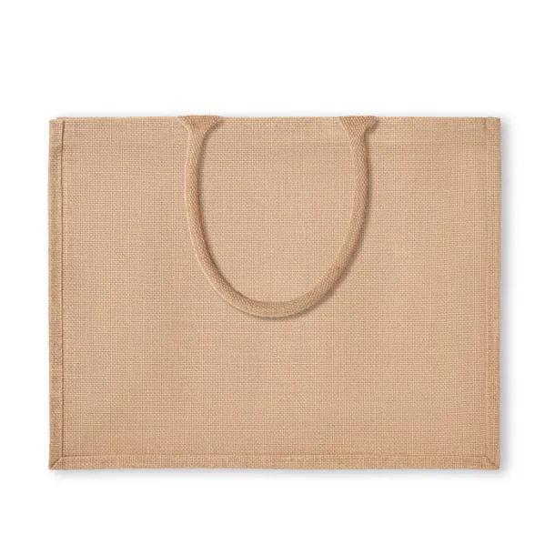 BRICK LANE Jute shopping bag Beige