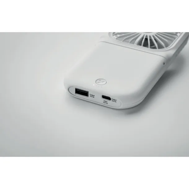 STANDFAN Portable foldable or desk fan White