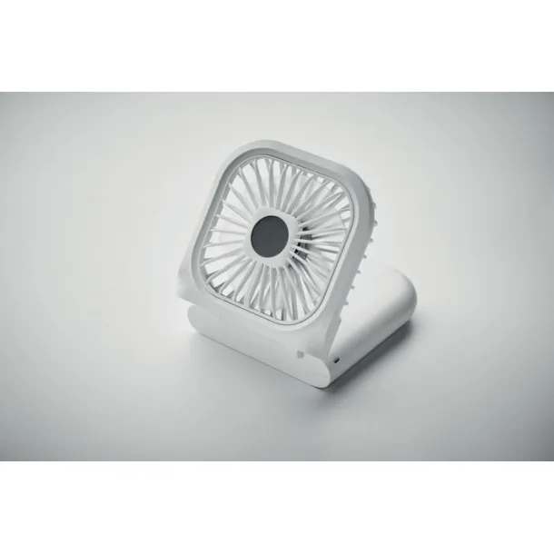 STANDFAN Portable foldable or desk fan White
