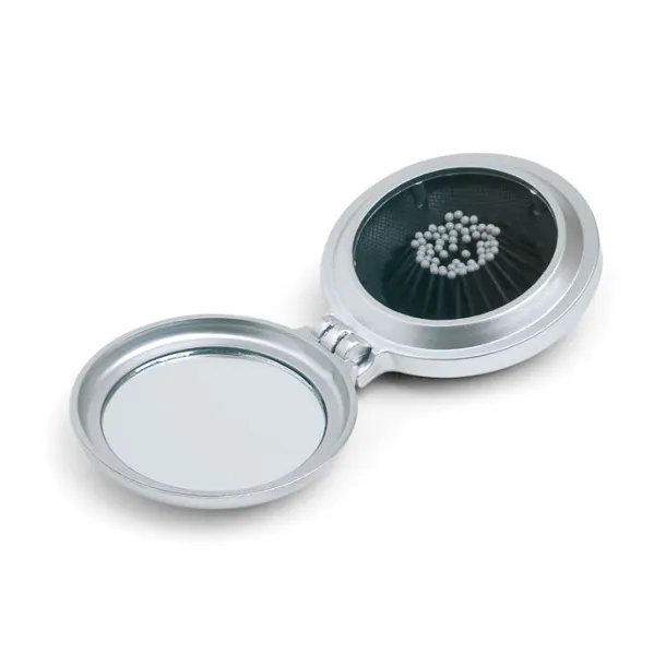 B BEAUTY sklopiva četka/ogledalo Srebrna
